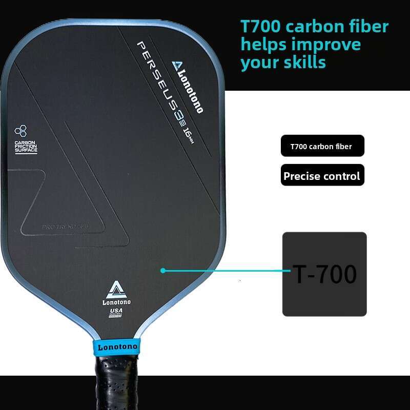T700 Pickleball Paddles Carbon Fiber USAPA Approved Pickleball Rackets Frosted Surface Non-slip Grip Pickle Ball Paddle