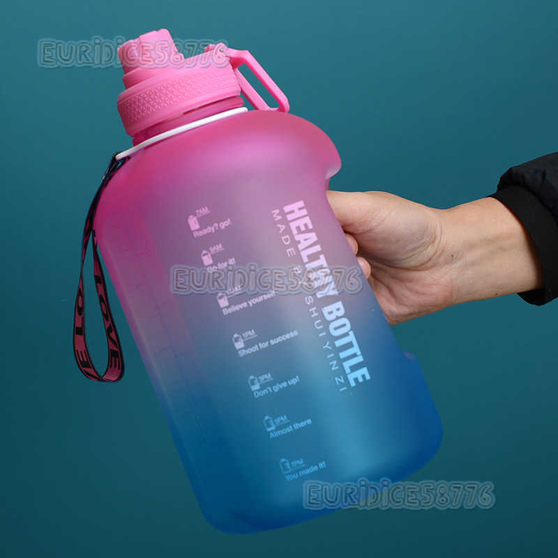 Net Red Same 22l Large Capacity Water Cup Sports Fitness Gallon Straw Large Kettle High Temperature Resistant Plastic Ton Bucket H250911