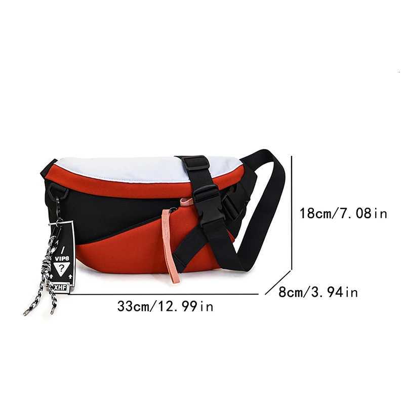 Unisex Nylon Chest Bag Women Travel Waist Bag Fashion Shoulder Crossbody Bag Bags Multiple pockets Waist Pack Z250911