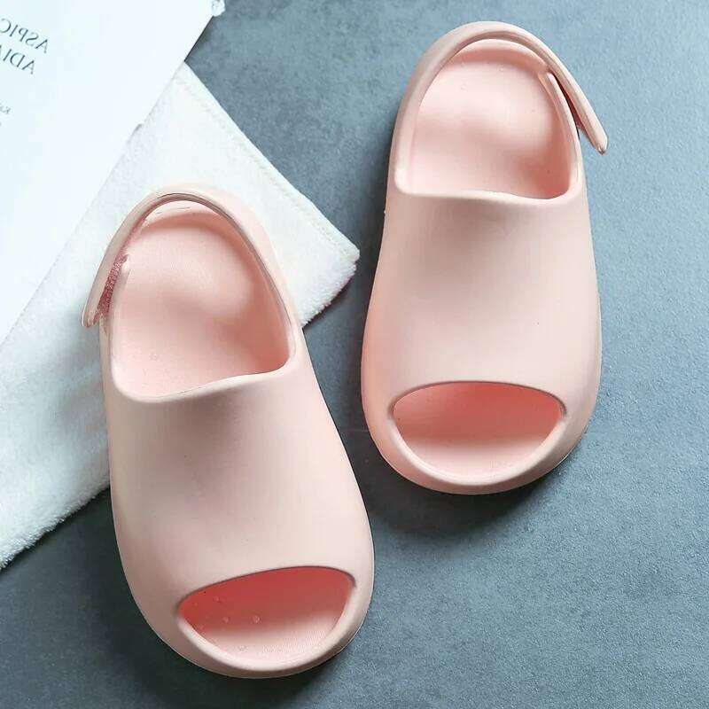 LItfun Baby New Design Children House Slippers With Arch Support Non-Slips Breathable Boys Slides Fashion Casual Shoes