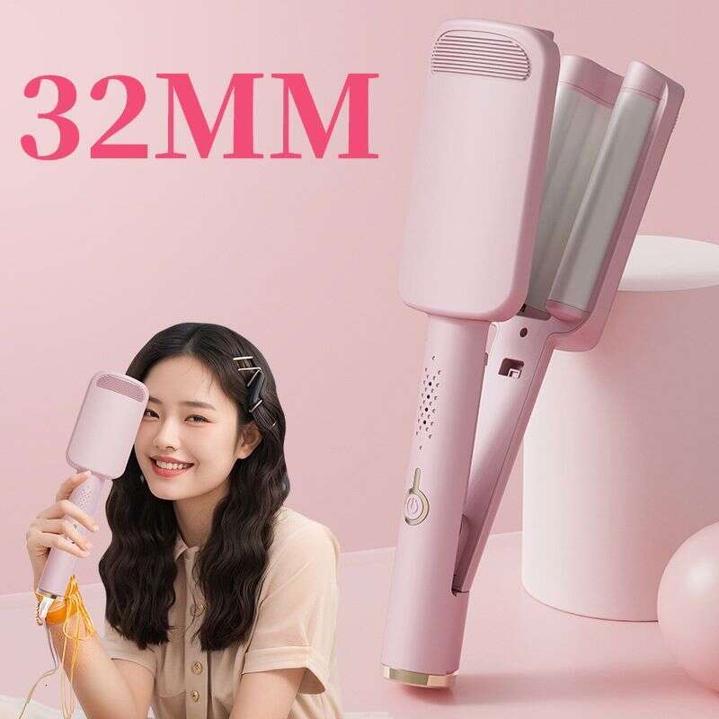 2024 Deep Wave Curling Iron 32Mm - 230°C Fast Heat Up Salon Beach Waves EU Plug | Damage-Free Ceramic Technology