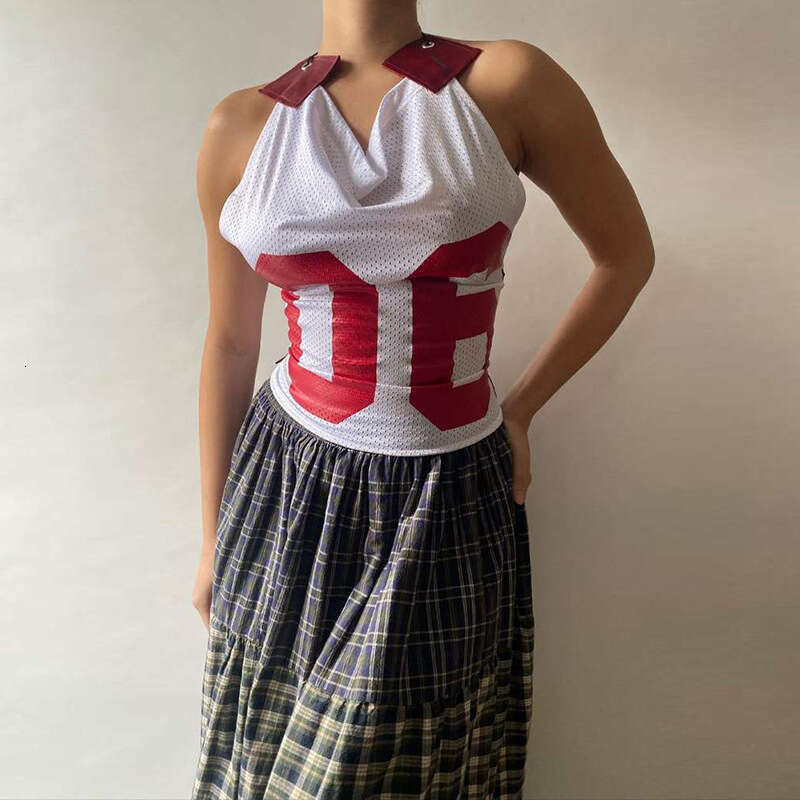 2025 Summer New Women's Fashion Unique Street Style Sexy Slim Fit Backless Tie Strap Camisole
