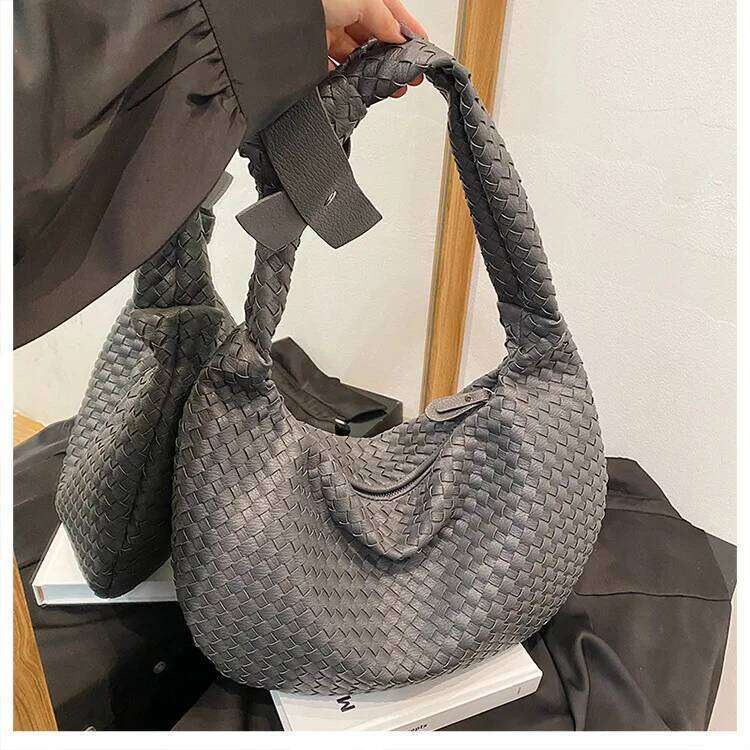 2025 Women's French Boho Gothic Feather Cross Body Crescent Bag