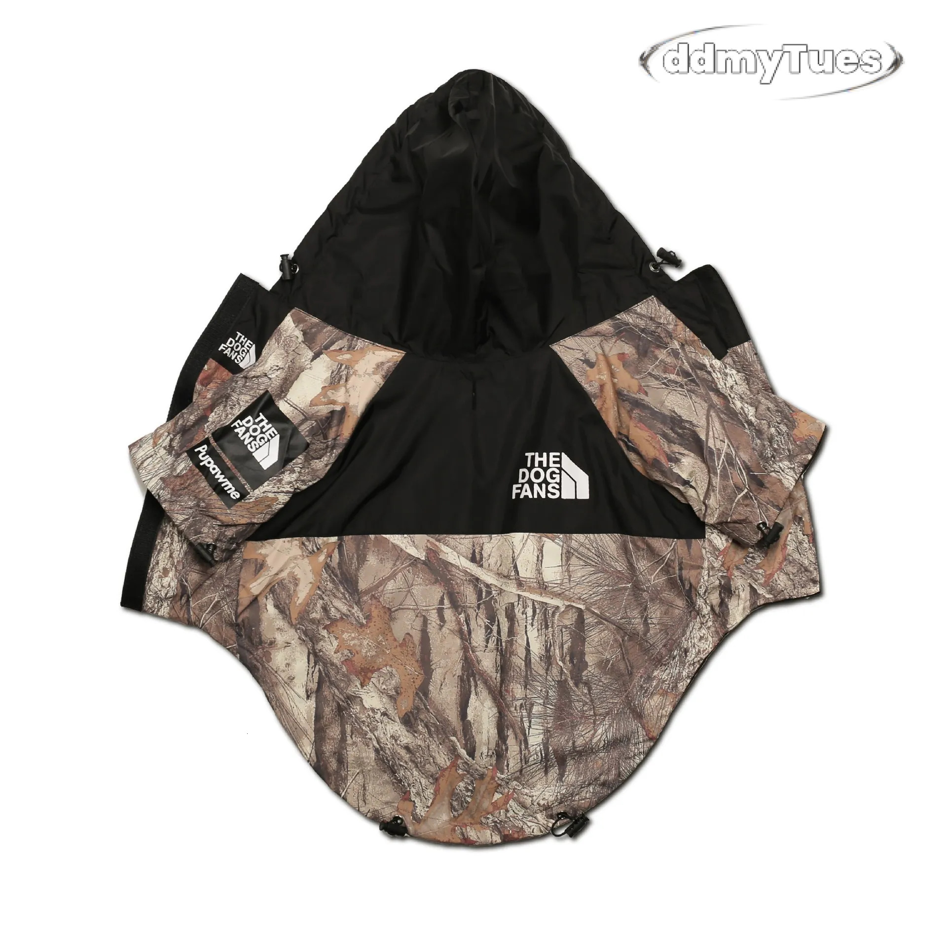 Raincoats Outdoor Jacket, Waterproof Windproof, Warm Breathable, Fashion Trend Dog Clothes with Leash Hole for Small, Medium and Large Dogs XXXL A309 