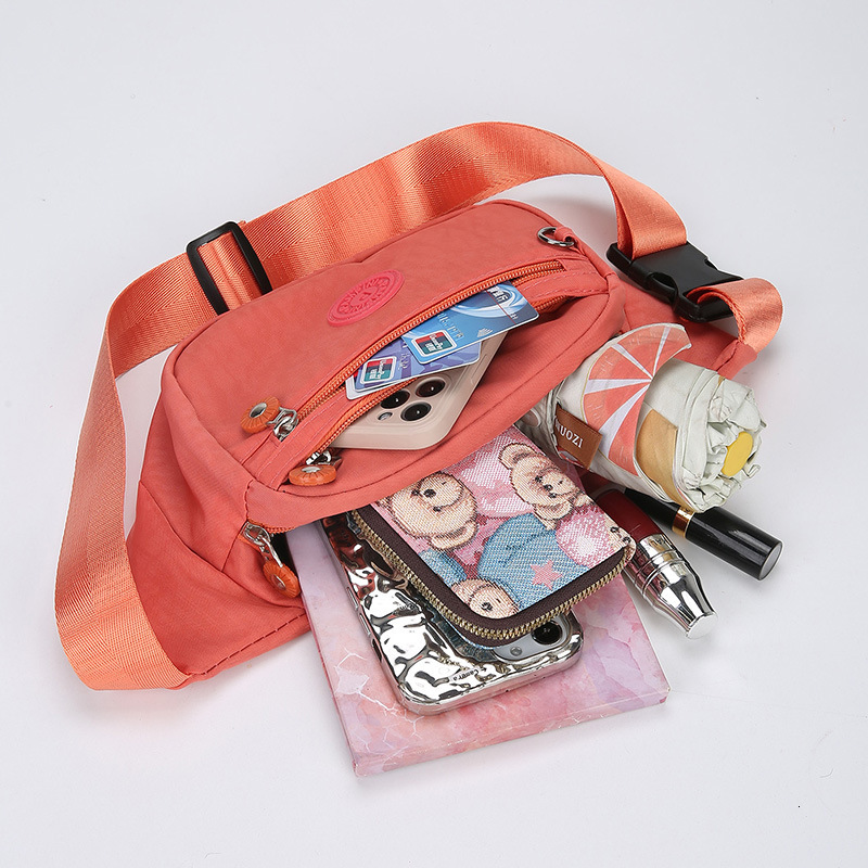 Macaron Solid Color Casual Fashion Waist Bag Free Shipping Designer Bag Outdoor Multi Functional Large Capacity Crossbody Bag Luxury Bag Portable Phon