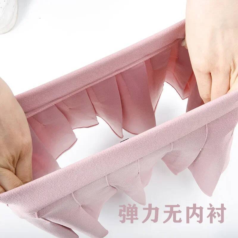 Without Shorts Korean Fashion Unlined Summer A-line For Women Vintage Mini Pleated Skirt Kawaii Student Style High Street dongdumaoyi