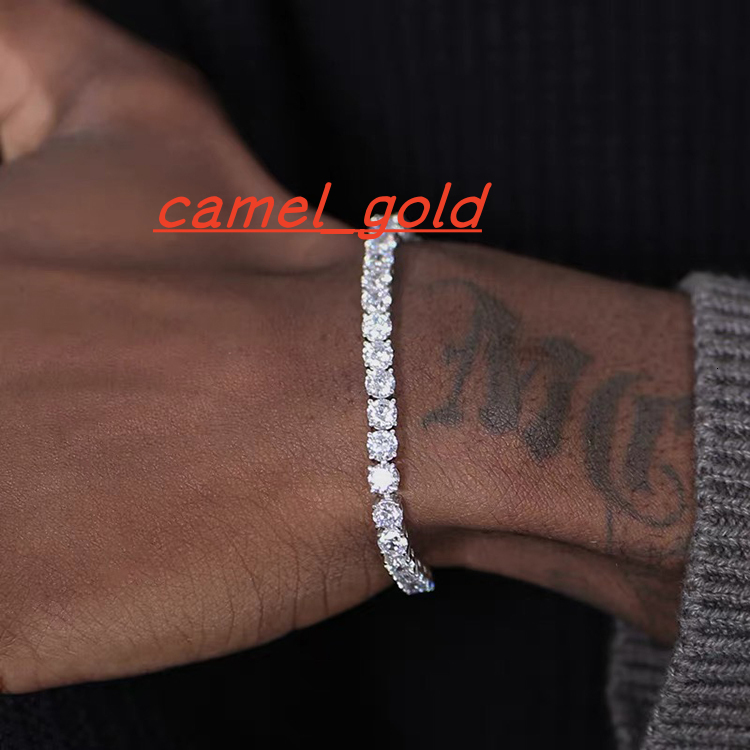 S925 Sterling Silver Mossanite Tennis Bracelet 2mm to 6.5mm Moissanite Tennis Chain for Women Men Jewelry
