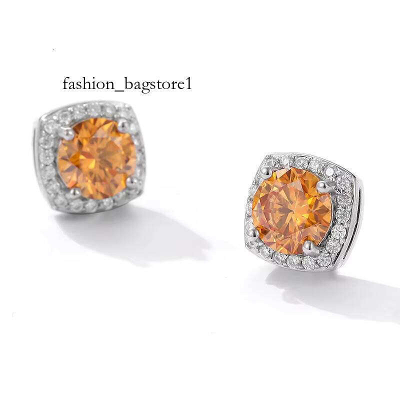 Sterling Sier Magnetic Moissanite Stud Earrings Jewelry for Women Ladies