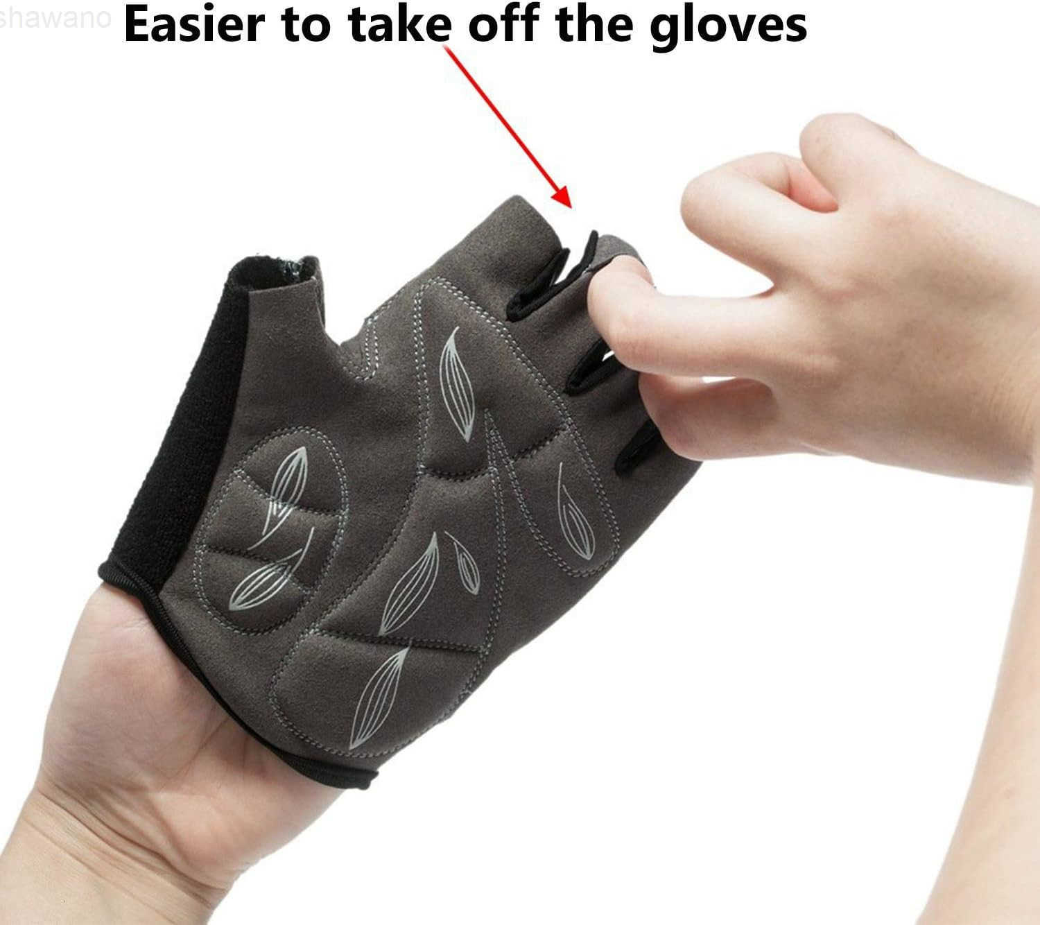 Cycling Gloves for Men Women 5MM AntiSlip ShockAbsorbing Gel Pad Lightweight Breathable Half Finger Design for Mountain Cycling Gym Motorcycle Outdoor