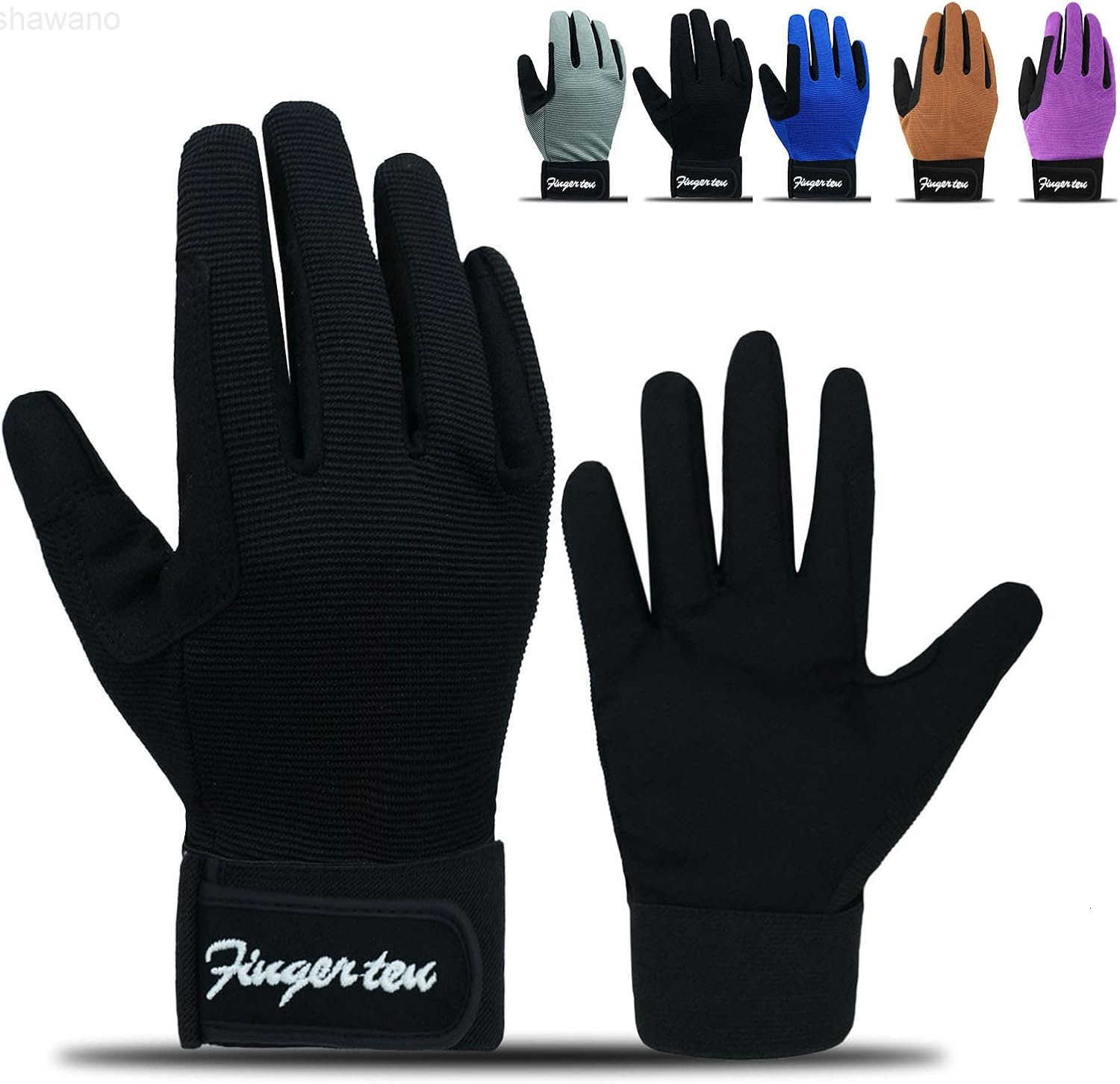 Gloves Equestrian Women Kids for Girls Boys Mesh Breathable Lightweight Color Pack Comfortable Grip for SummerW250911