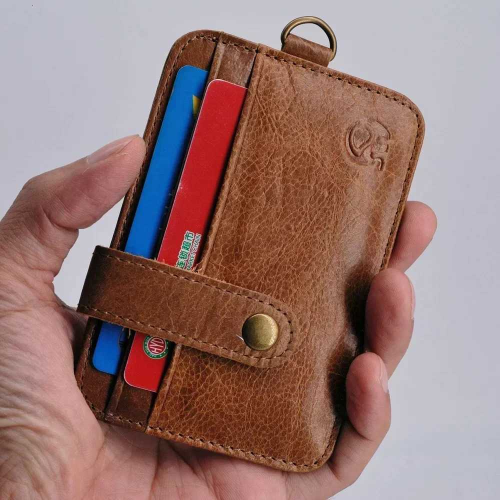 Retro Small Round Elephant Wallet Credit Card Holder Fashionable and Portable Membership Card Simple Top Layer Cowhide Wallet W250911