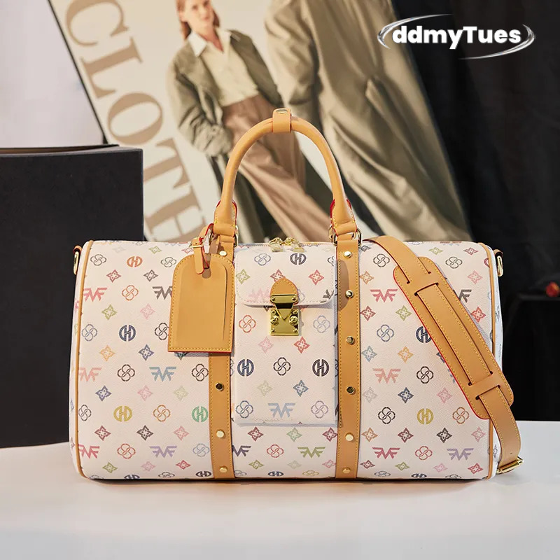 F designer bag free shipping Light high-quality printed handbag, classic retro casual capacity large women's handbag TUES