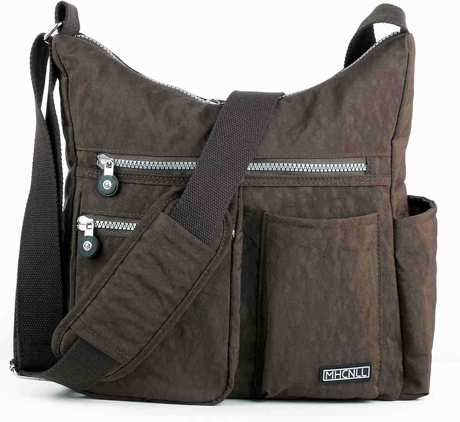 Crossbody Bag with Anti Theft RFID Pocket Women Lightweight WaterResistant PurseW250910