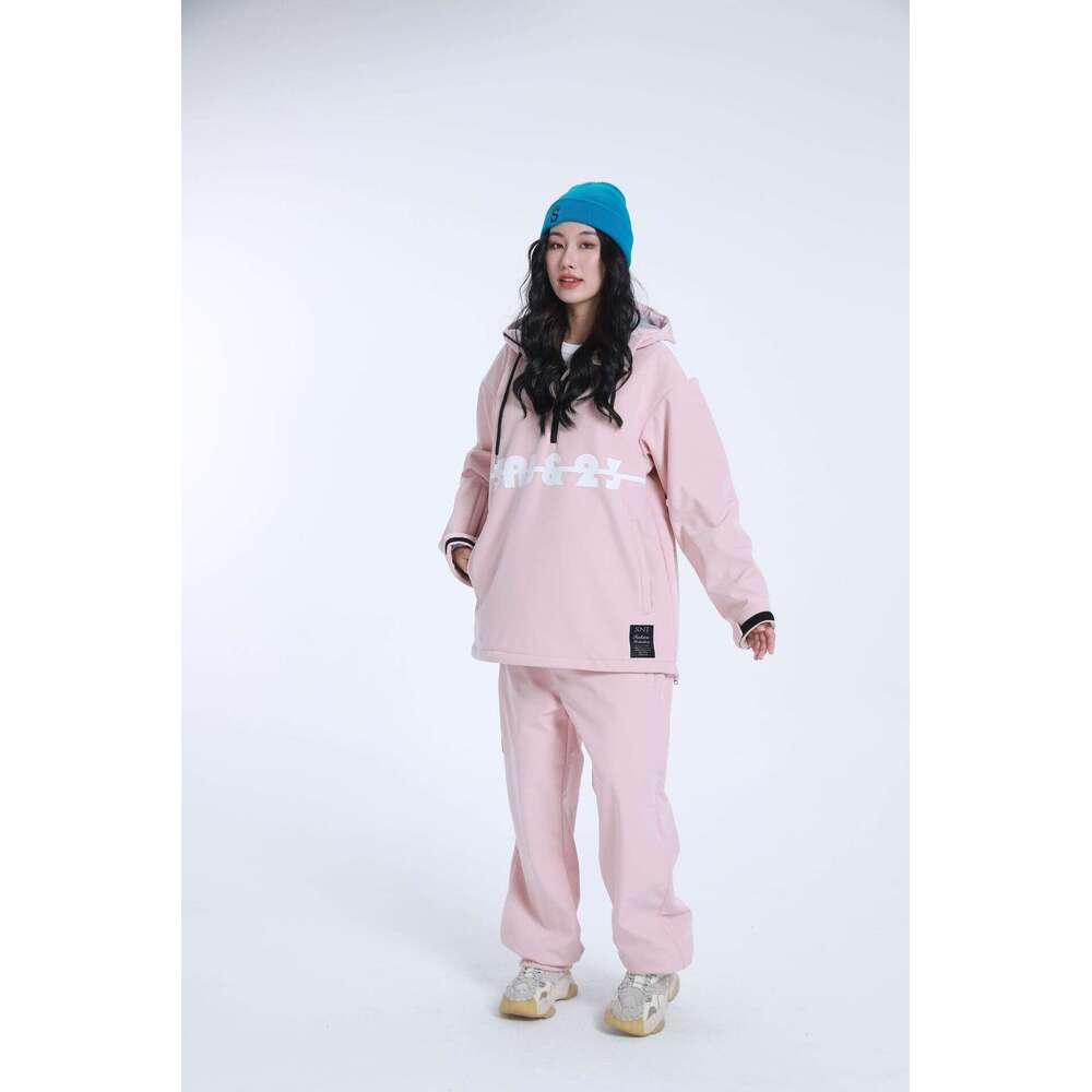 Snowsuit Set Snowboard Female Male Couple Snowfield Control Thickened Warm Winter Wind And Waterproof