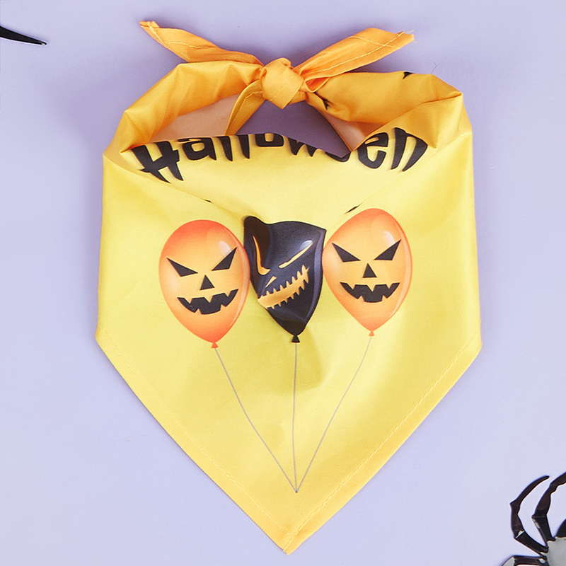 Cute Creepy Costume for Your Pooch Fall Inspired Animal Patterned Puppy Bib