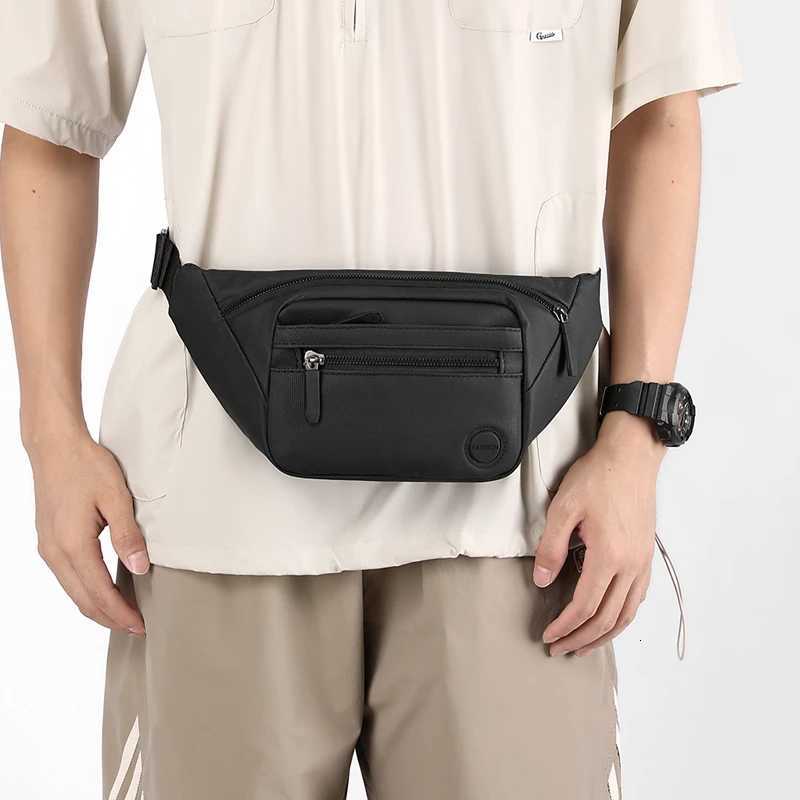 Multipocket practical waist bag outdoor single shoulder messenger bag sports running fashion chest bag business cashier mul Z250911