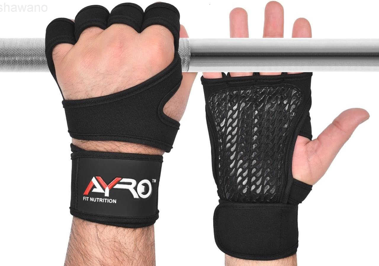Workout Gloves for Men Women Ventilated Weight Lifting Gloves with Wrist Support Gym Gloves for Men Breathable Palm Padding NonSlip Grip Ideal for Gym