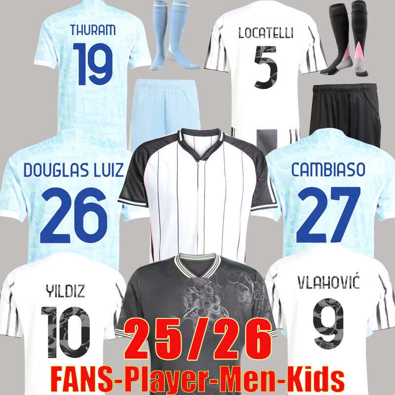 fans player 25 26 YILDIZ BREMER J DAVID soccer jerseys 2025 2026 football shirt KOOPMEINERS men kids Kit LOCATELLI DOUGLAS LUIZ