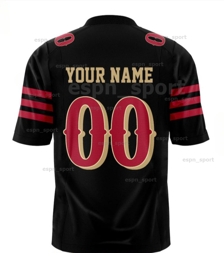 Customized Football 2025 Rivalries Jersey Brock Purdy George Kittle Fred Warner Christian McCaffrey Mac Jones Deommodore Lenoir888