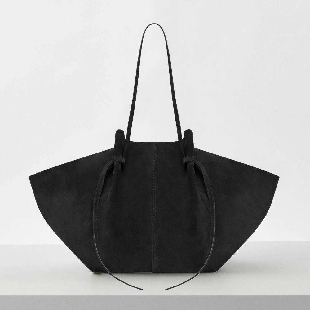 Autumn Winter Suede Wing Large Capacity Shoulder High-end Underarm French Niche Women's Bag