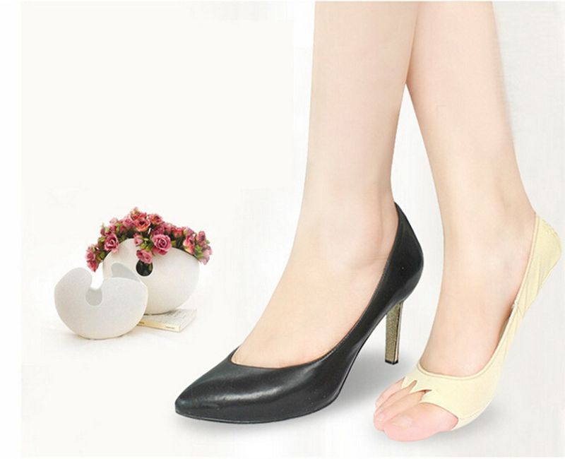Five finger Fish mouth Anti abrasion foot Open toe Boat socks Anti slip Invisible