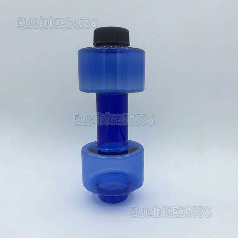 New Dumbbell Cup Creative Fitness Water Cup Sealed Leakproof Fashionable Plastic Sports Water Bottle H250911
