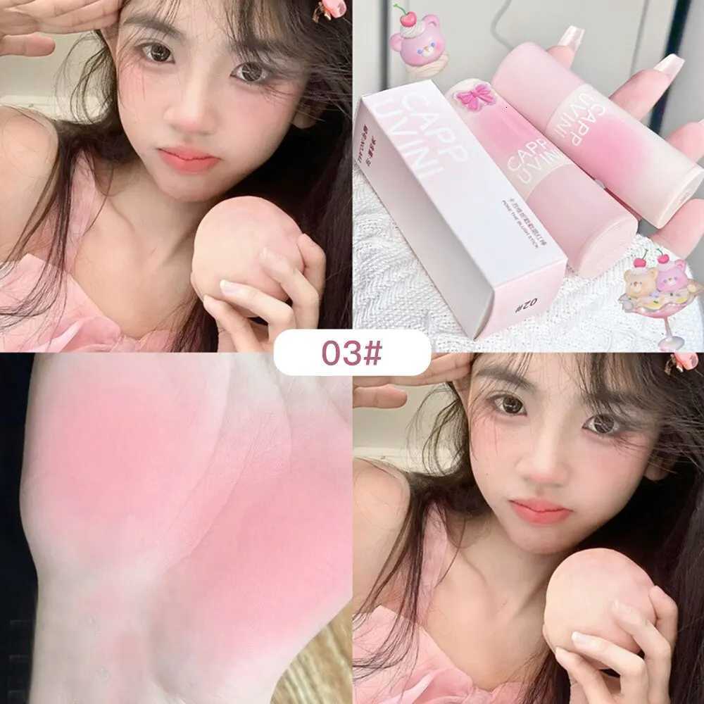 Natural Pink Color Cappuvini Blusher Stick Face Blusher Patting Powder Blusher for Cheeks Cute Korean Style W250911