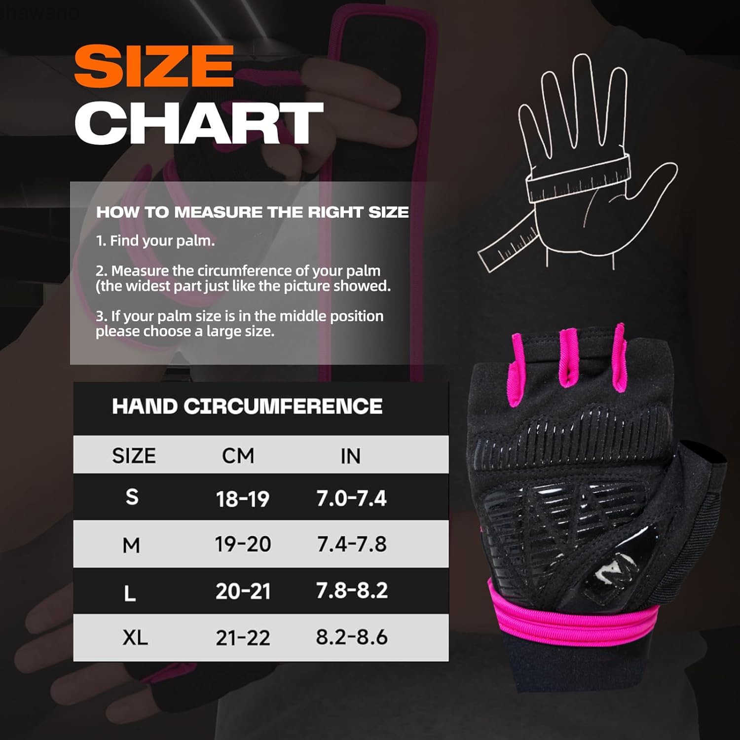 Workout Gloves for Men and Women Gym Weight Lifting Padded Gloves with Wrist Wrap Support Full Palm Protection Silicone Grip Cross Training Fitness Pu