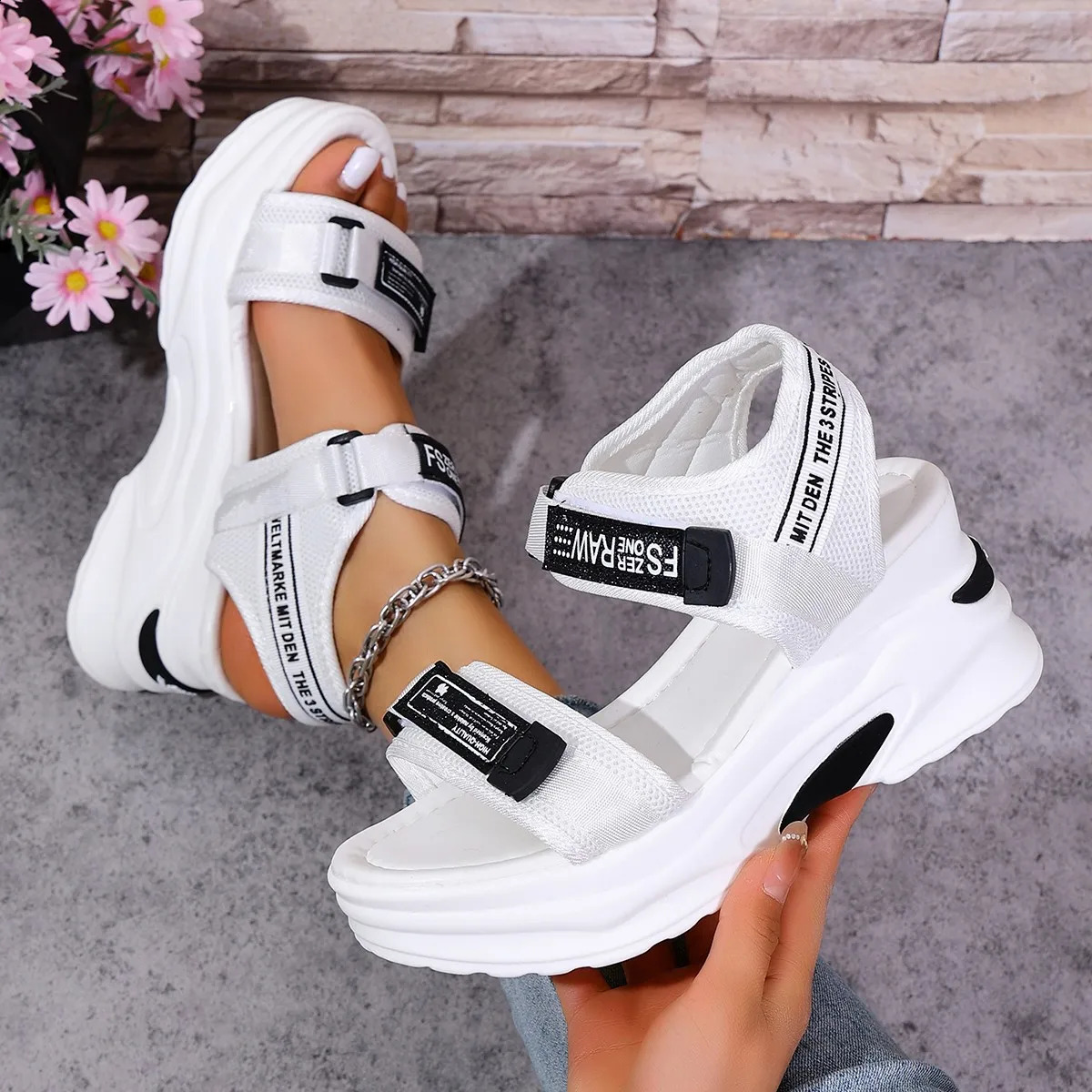 Women Platform Wedge Sandals Summer Fashion Comfortable Shoes for Women Light Casual Beach Sandals Zapatos De Mujer250910