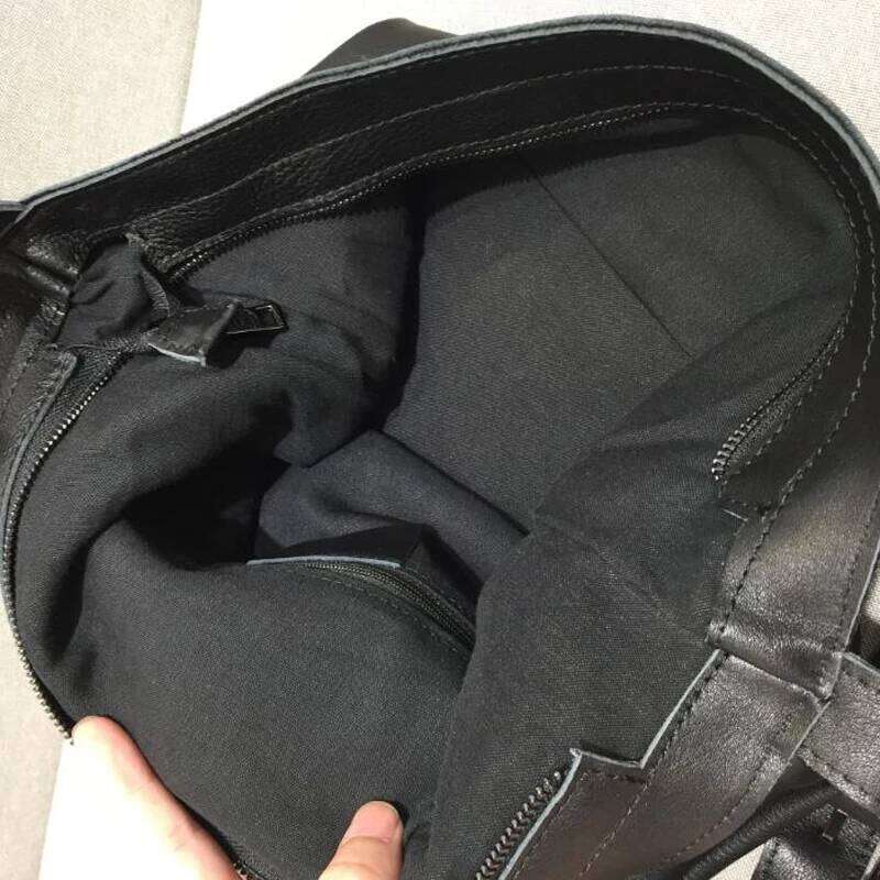 Casual Cow Leather For Women Simple Brand Black Cowhide Laptop Shoulder Bag Vintage Ladies Soft Crossbody Bags 250805 250805