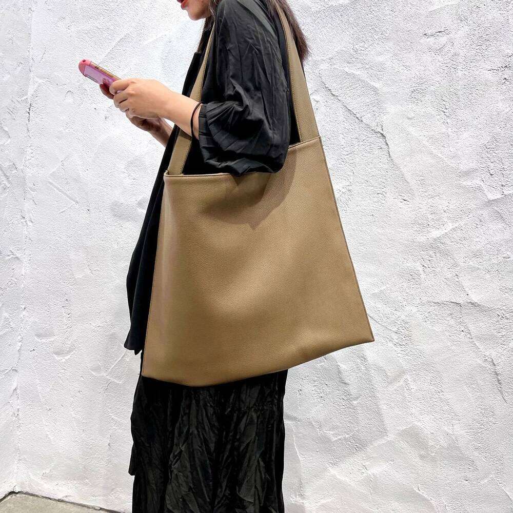 Fashion Genuine Shoulder Bag For Woman Casual Big Female Shopping Soft Leather Lady Purse Bags High Capacity Tote 250805 250805