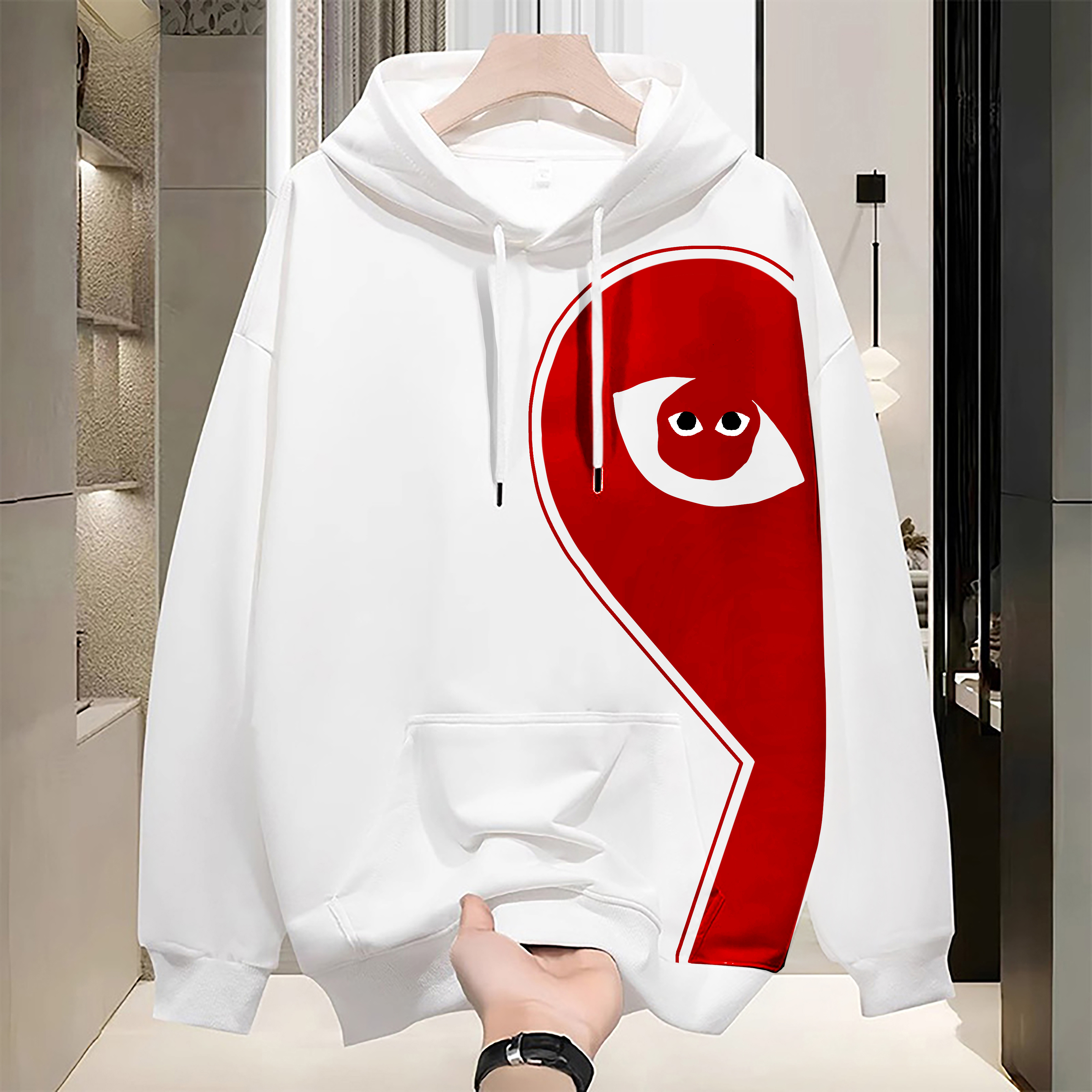 Designer Men's Hoodies Luxury Brand Casuals Memories Collection Zip Up Hoodie Grunge Streetwear Sweatshirts Men Top Goth Oversized Womens Clothin