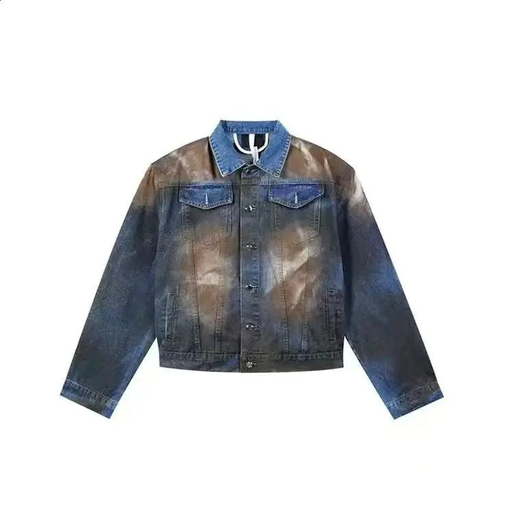 American Retro Y2K Fashion Men Clothing Street Hip Hop Gothic Harajuku Oversize couple street Joker Jacket Tops 250911