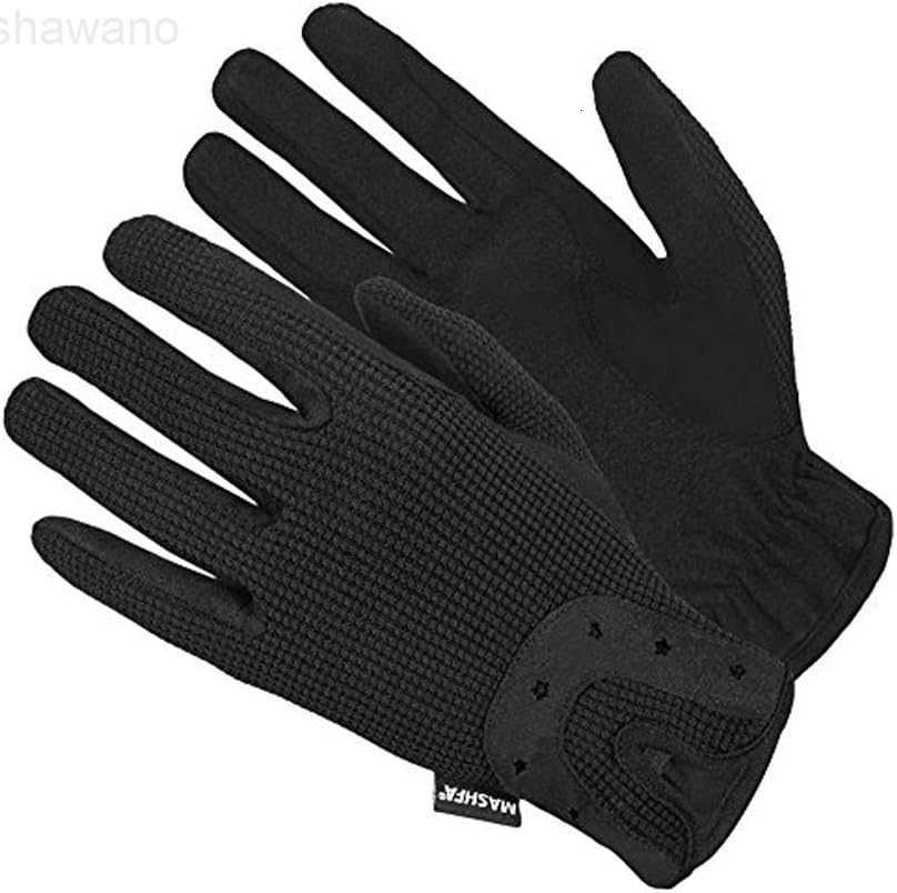 Ladies Women Horse Riding Gloves Cotton Dublin Track Fabric Shires Gloves Leather Equestrian GlovesW250911