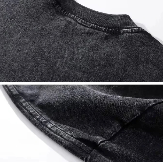 Mens T Shirt Rock Band Spiked Skull Graphic Print Oversized Vintage Washed Womens Short Sleeve Tee Top Y2k Clothing Summer 2025 250910