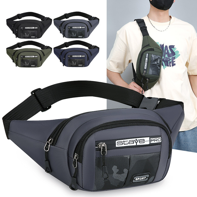 Men S Waist Bag Designer Bag New Outdoor Casual Sports Crossbody Chest Bag Free Shipping Large Luxury Bag Capacity Business Phone Coin Purse