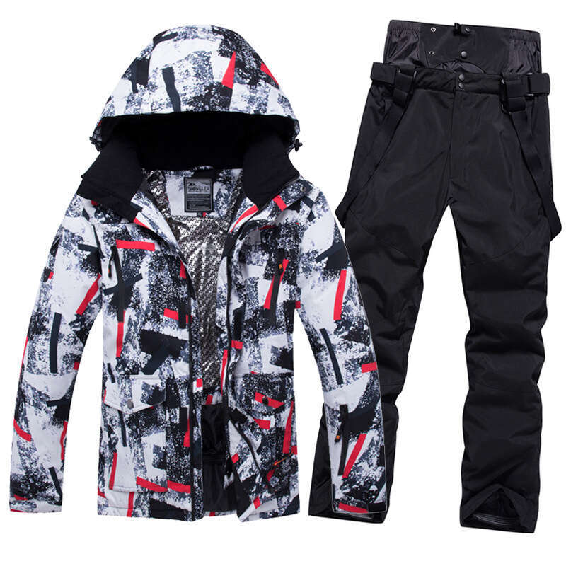 Clothing Warm Suit Men's Cotton Waterproof Breathable Wear Resistant Single And Double Board Couple Style Ski Suits Women