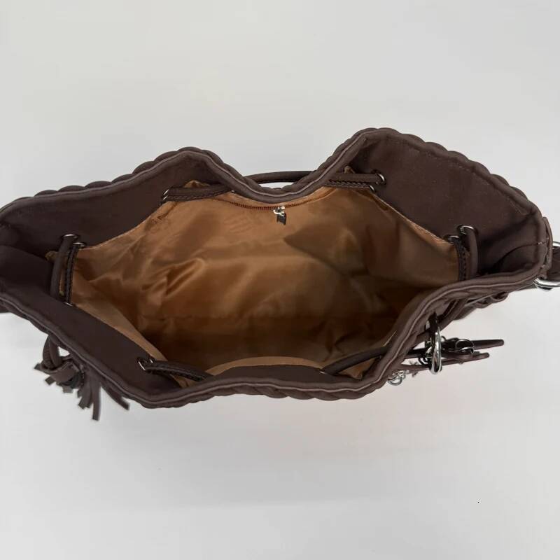 Retro Style Multiple Back Styles PU Leather Women s Shoulder Bag Niche Bucket Bag Women s Crossbody Bag Simple Solid Color Designer Bag