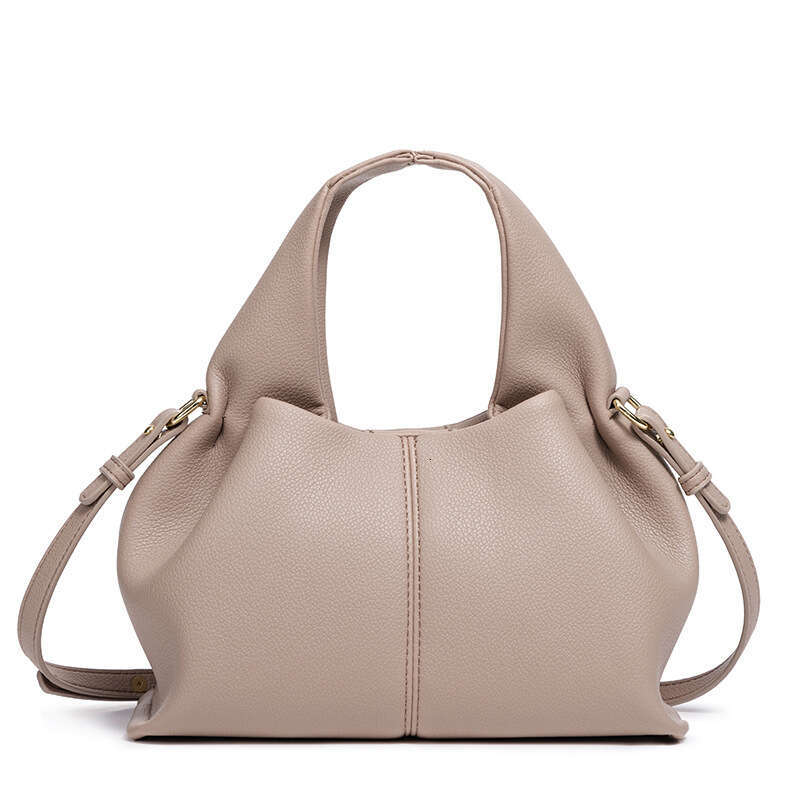 Niche Cloud Lychee Texture Soft Leather Fashion Versatile Handbag Shoulder Crossbody Women's Bag