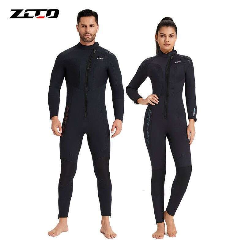 Wetsuit Men's One-Piece 5Mm Warm Surf Women's Wear-Resistant Snorkeling Wetsuit