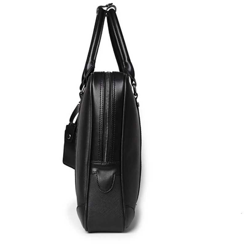 New Men Messenger Computer Bag Man 14inch Leather Laptop Briefcase Handbag Single Bolso Bags Bandolera Hombre Sac Homme Women Z250906