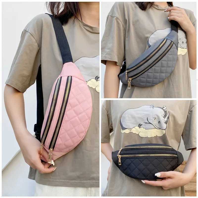 Waist Bag Women Men Waterproof Pocket Fashion Casual Chest Handbag Unisex Sports Travel Purse Plaid Waist Pack Belly Bags Case Z250911