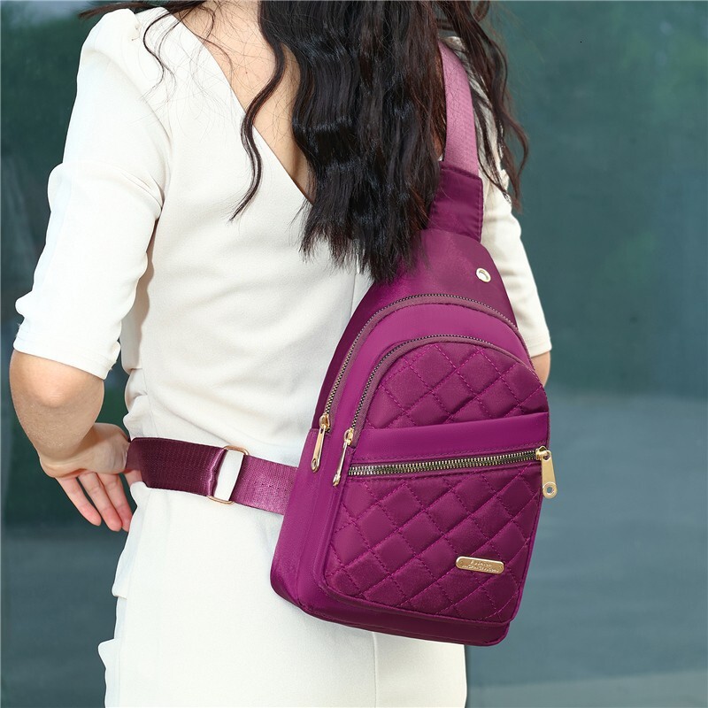 New Large Capacity Women S Luxury Bag Chest Bag Water Resistant Outdoor Designer Bag Travel Free Shipping Crossbody Bag Fashionable Quilted Commuter S