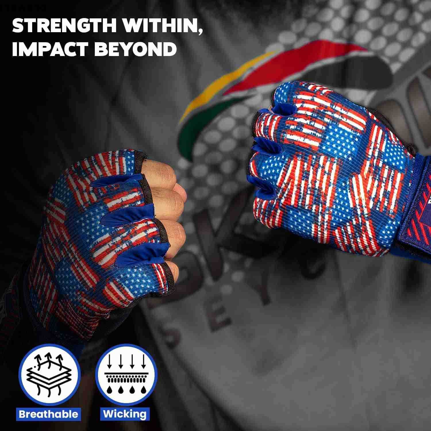 Hand Wraps Inner Gloves for Men Women 80cm Quick Wrist Straps Padded Knuckle Protection for Muay Thai Kickboxing Hand Wraps for Boxing Martial ArtsW25