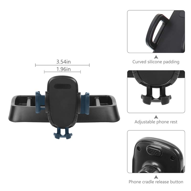 Small Round Car Mobile Phone Stand Storage Box For Jeep Wrangler TJ 1997-2006 Interior Decoration Accessories