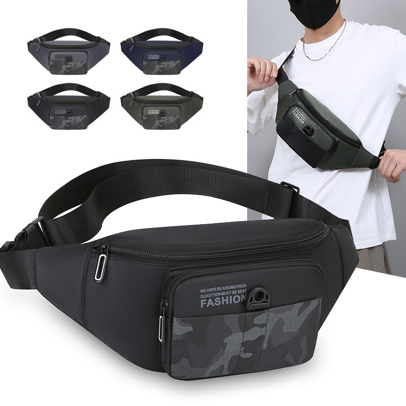 New Outdoor Sports Waist Bag Men S Luxury Bag Multifunctional Fashion Chest Free Shipping Bag Designer Bag Versatile Commuting Single Shoulder Crossbo