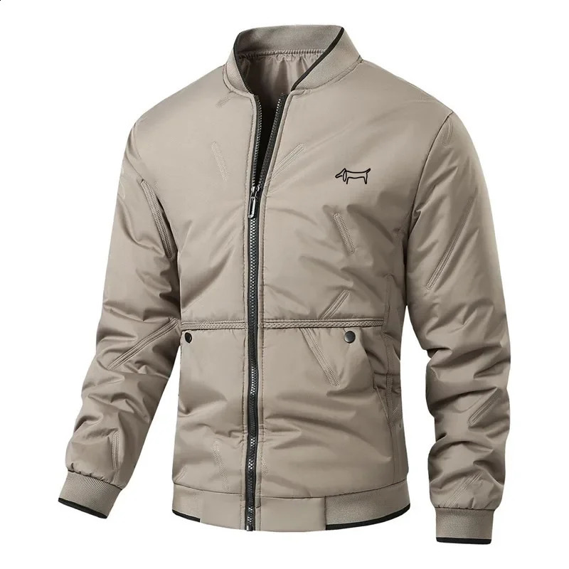 Golf Jacket Mens Golf Wear Winter Casual Coat Thickening Cold Proof Padded Jacket Mens Golf Clothes 250910