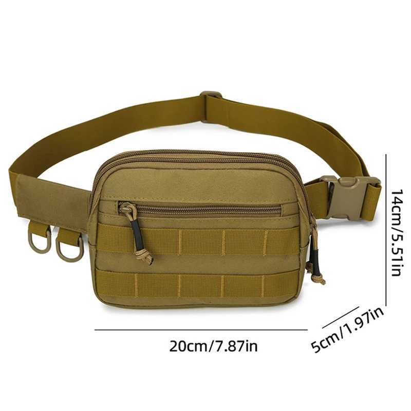 Tactical Molle Chest Bag Belt Waist Bags Outdoor Camping Sport Phone Pouch Climbing Cycling Pocket Hunting Multiple Fanny Pack Z250911