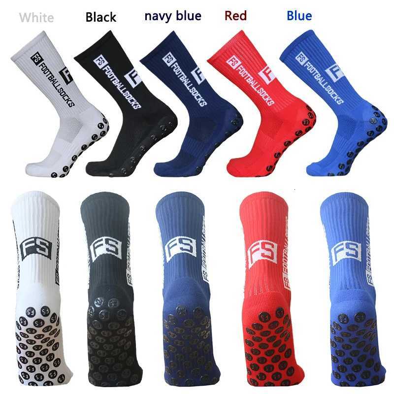 2025 New FS Anti slip Adhesive Football Socks Mens Middle Tube Anti sweat and Odorous Football Sports Cycling Socks D2509111