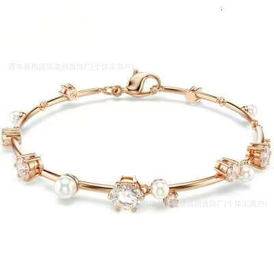 Shijia Constella Imitation Pearl Crystal Necklace Bracelet Series Versatile Elegant High-end Jewelry